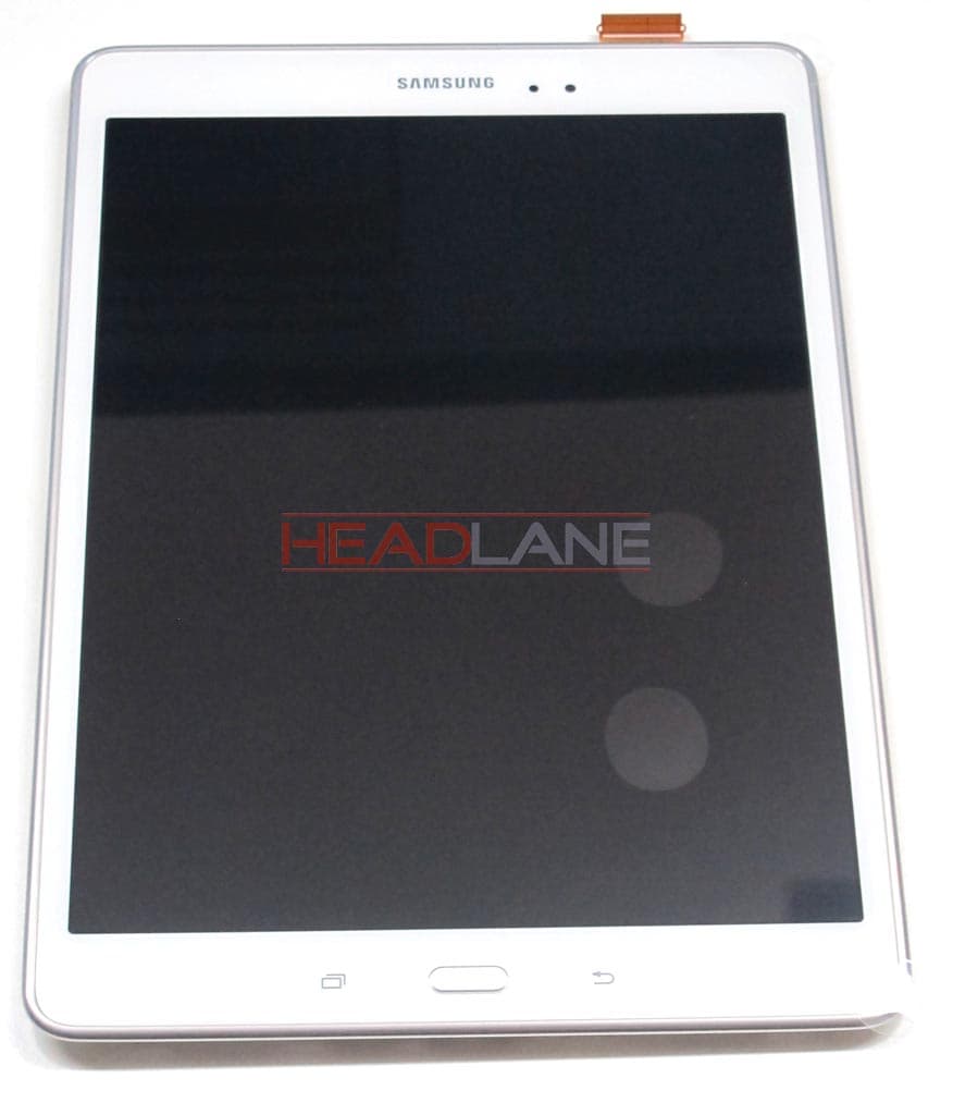 Samsung SM-T550 Galaxy Tab A LCD Display / Screen + Touch - White - GH97-17400C - Samsung Replacement Part