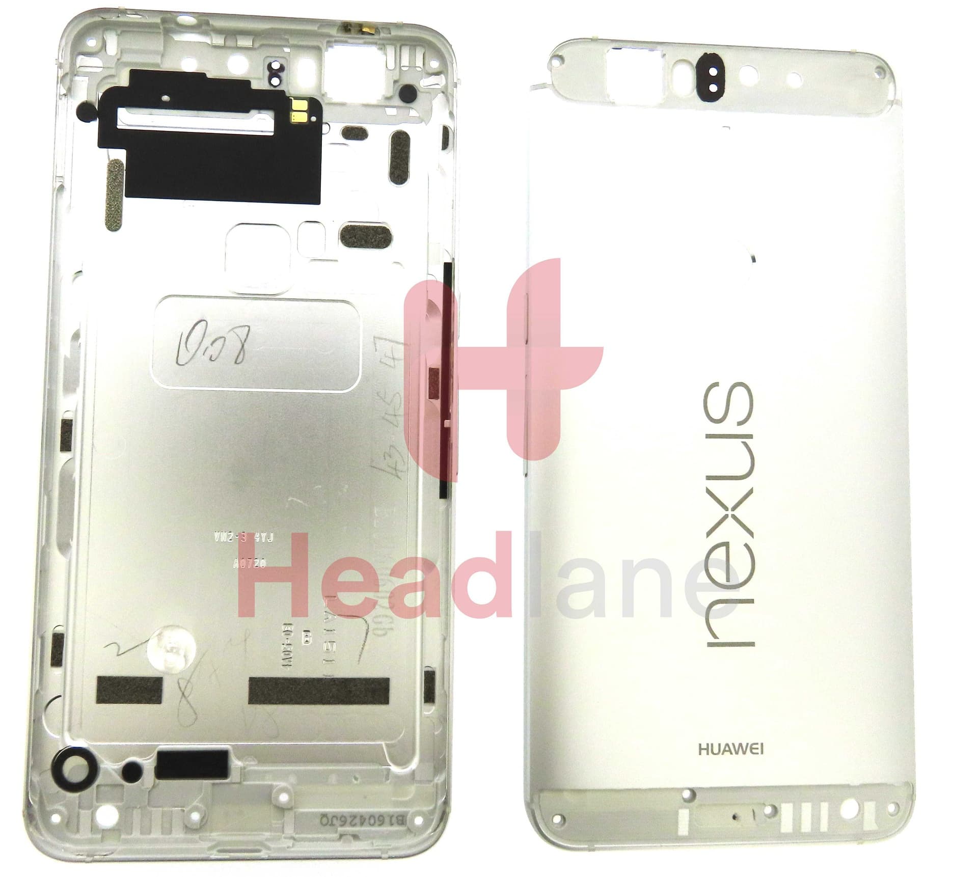 Huawei Nexus 6P Back / Battery Cover - Silver - 02350NED - Huawei Replacement Part