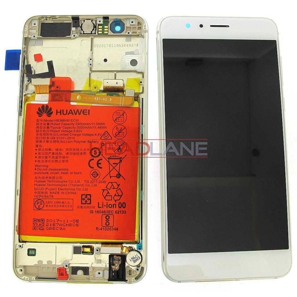 Huawei Honor 8 LCD Display / Screen + Touch + Battery - White - 02350USJ - Huawei Replacement Part