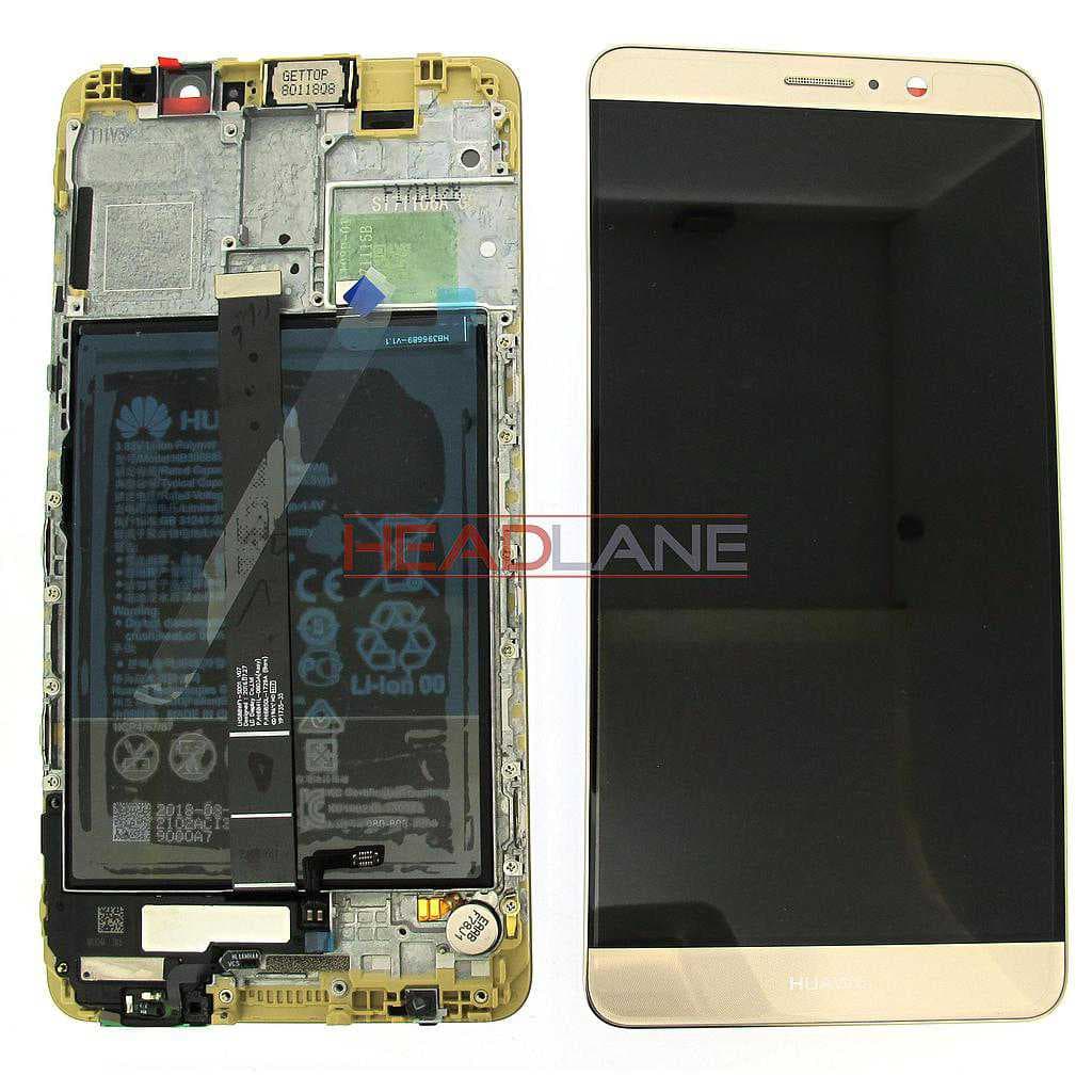Huawei Mate 9 LCD Display / Screen + Touch + Battery Assembly - Gold - 02350YXL - Huawei Replacement Part
