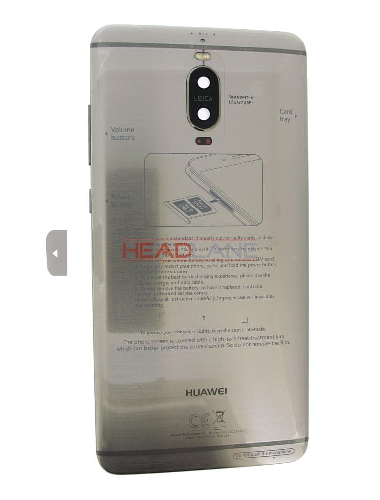 Huawei Mate 9 Pro Battery Cover - Grey - 02351CPR - Huawei Replacement Part