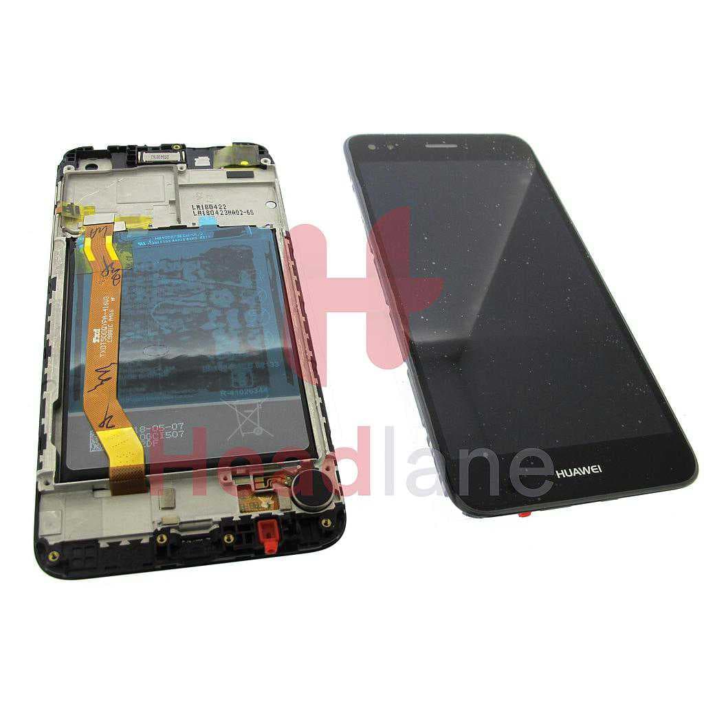Huawei Nova Lite (2017) LCD Display / Screen + Touch + Battery - Black - 02351KNV - Huawei Replacement Part