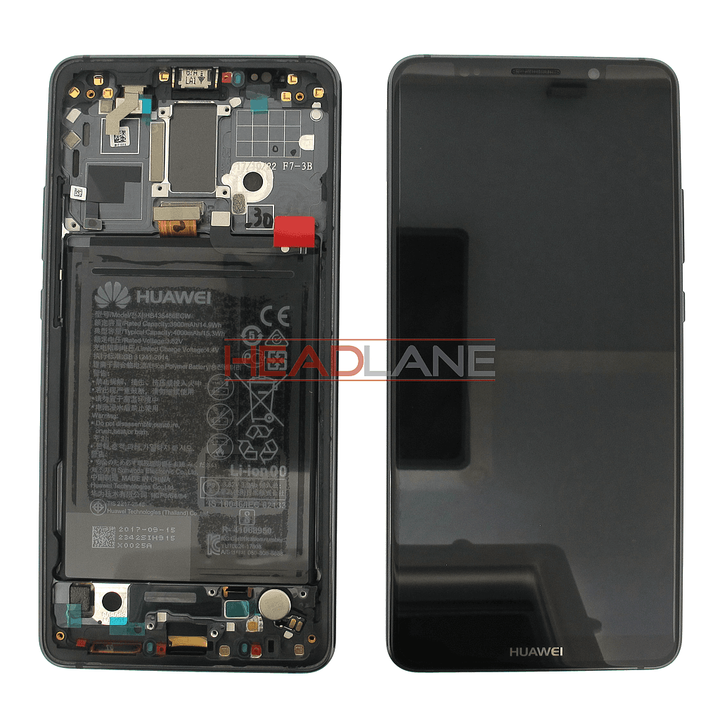 Huawei Mate 10 Pro LCD Display / Screen + Touch + Battery Assembly - Grey - 02351RVN - Huawei Replacement Part