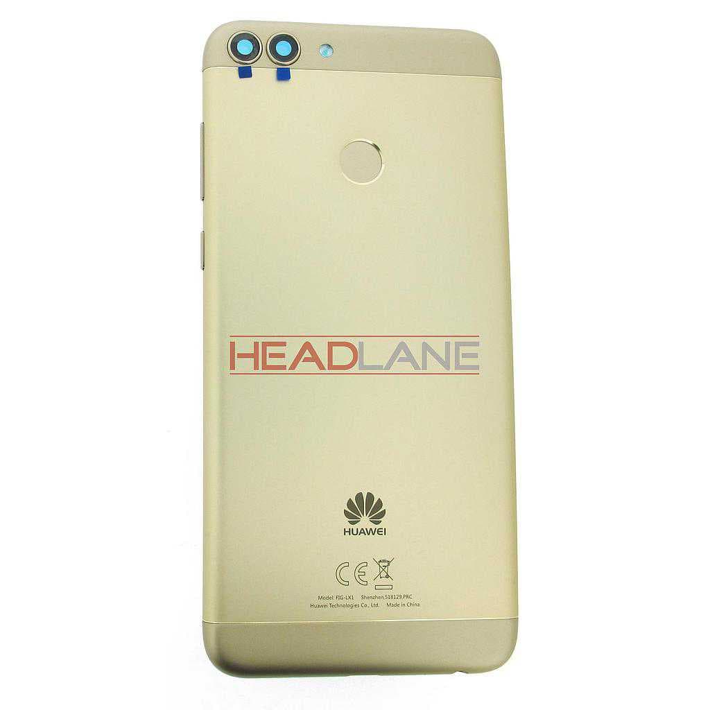 Huawei P Smart Battery Cover + Fingerprint Sensor - Gold - 02351TEE - Huawei Replacement Part
