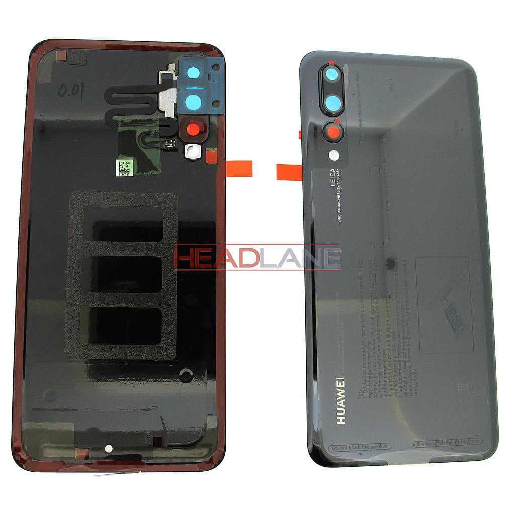 Huawei P20 Pro Back / Battery Cover - Black - 02351WRR - Huawei Replacement Part