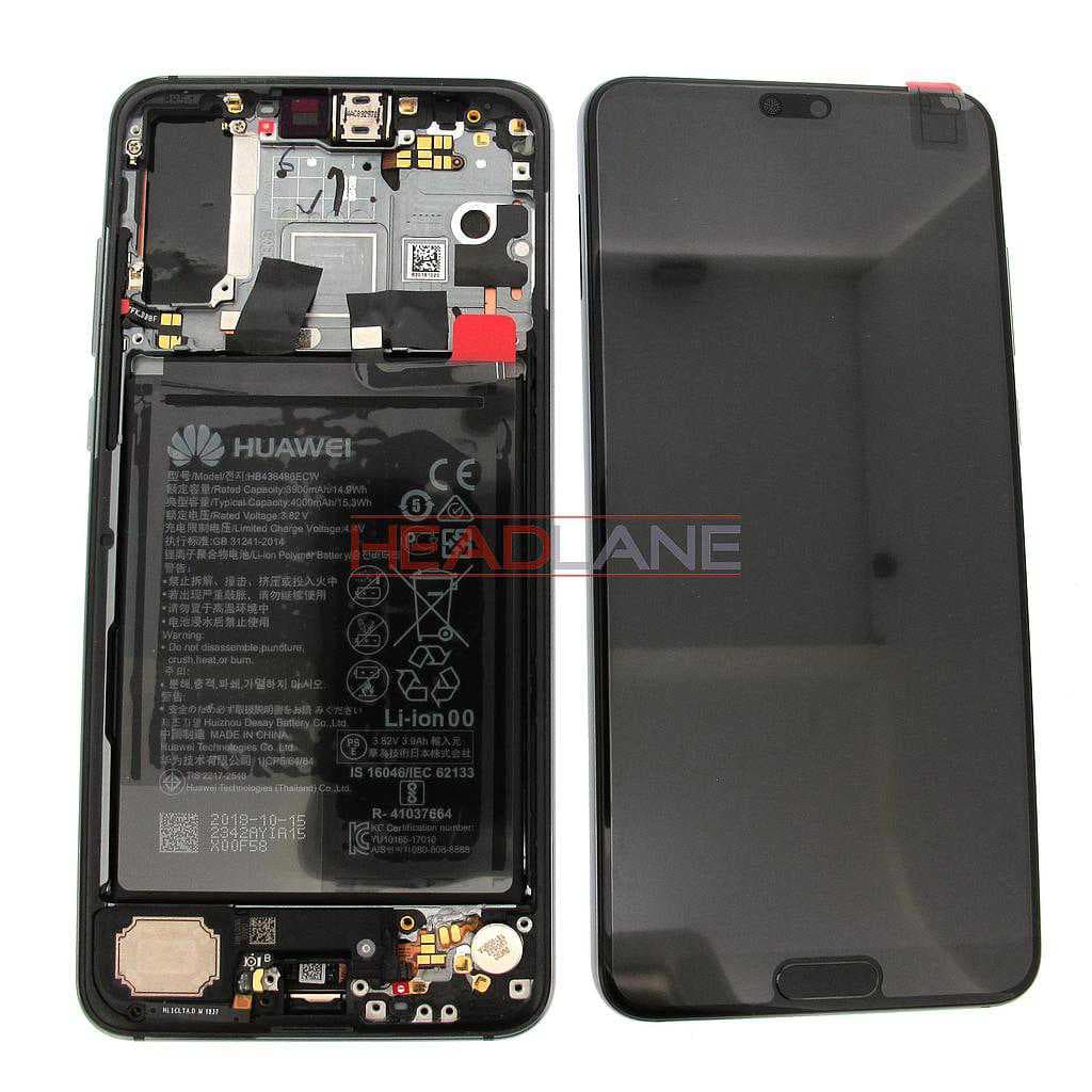 Huawei P20 Pro LCD Display / Screen + Touch + Battery Assembly - Blue - 02351WTP - Huawei Replacement Part