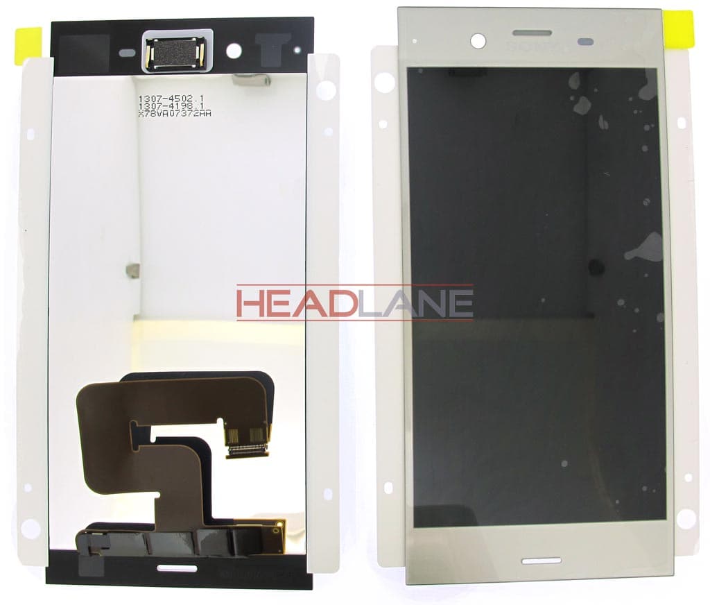 Sony G8341 G8342 Xperia XZ1 LCD Display / Screen + Touch - Silver - 1309-6835 - Sony Replacement Part