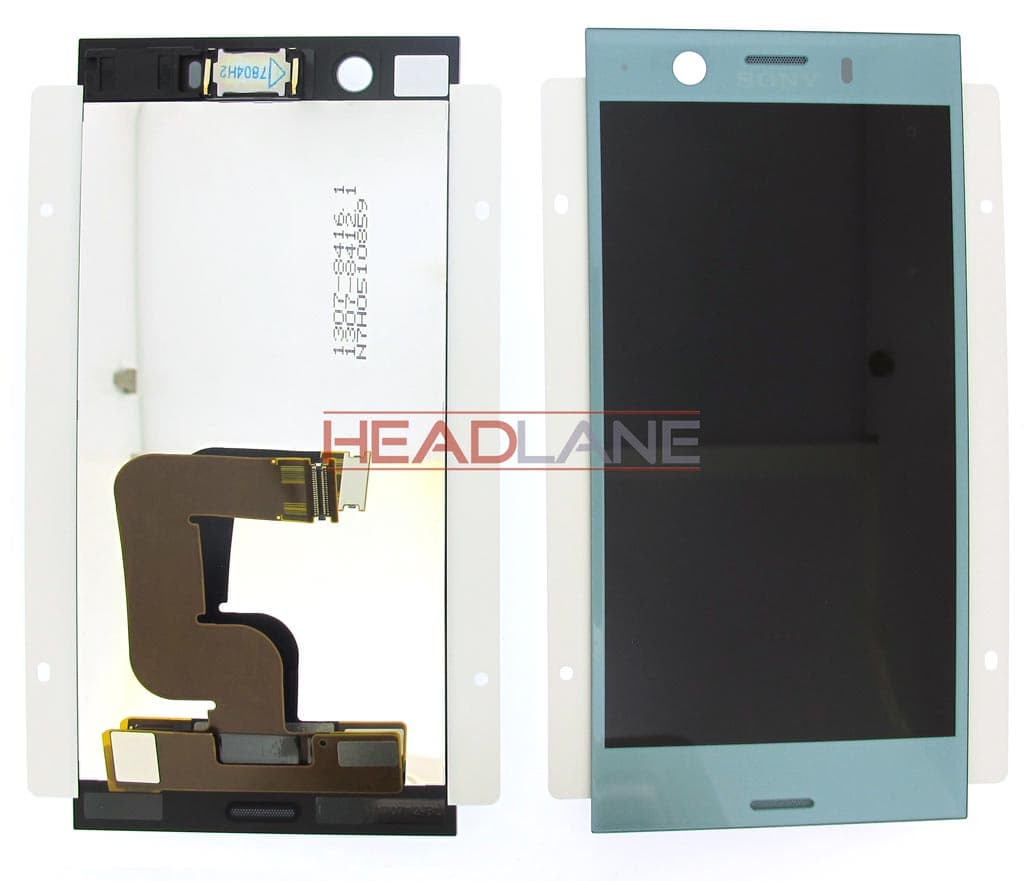 Sony G8441 Xperia XZ1 Compact LCD Display / Screen + Touch - Blue - 1310-0317 - Sony Replacement Part