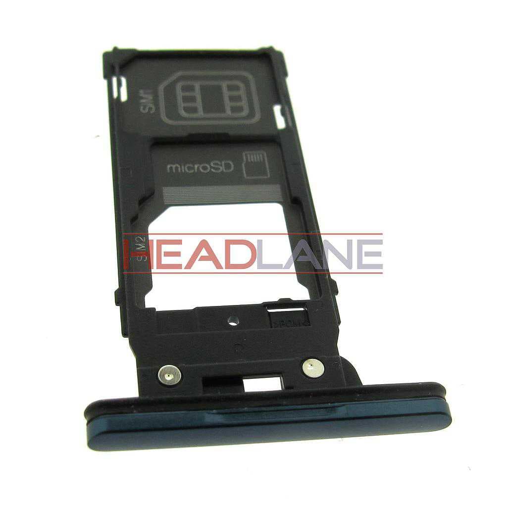Sony H8266 Xperia XZ2 DUAL SIM Card Tray - Green - 1311-3785 - Sony Replacement Part