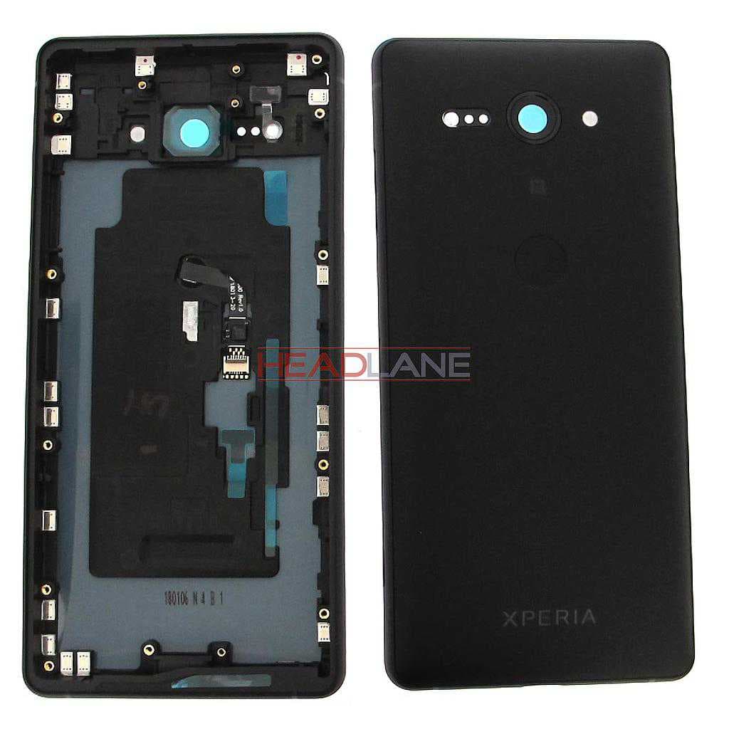 Sony H8324 H8314 Xperia XZ2 Compact Battery Cover - Black - 1313-0865 - Sony Replacement Part