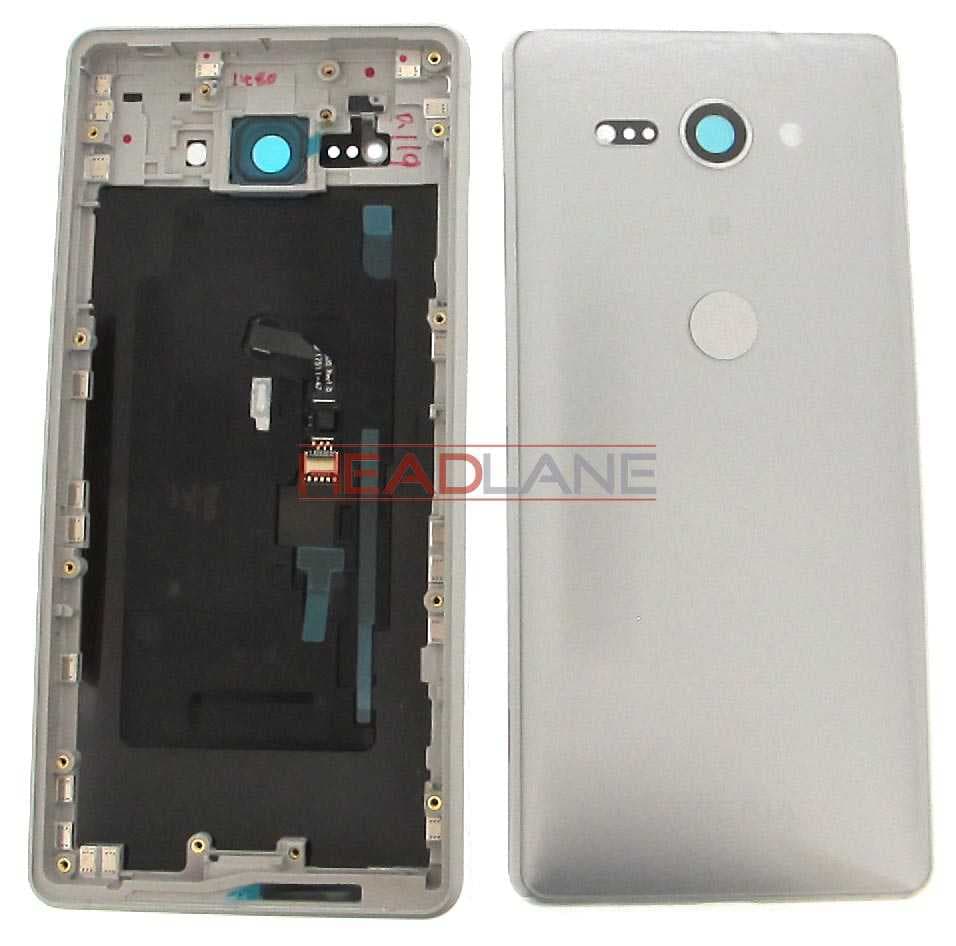 Sony H8324 H8314 Xperia XZ2 Compact Battery Cover - Silver - 1313-0870 - Sony Replacement Part