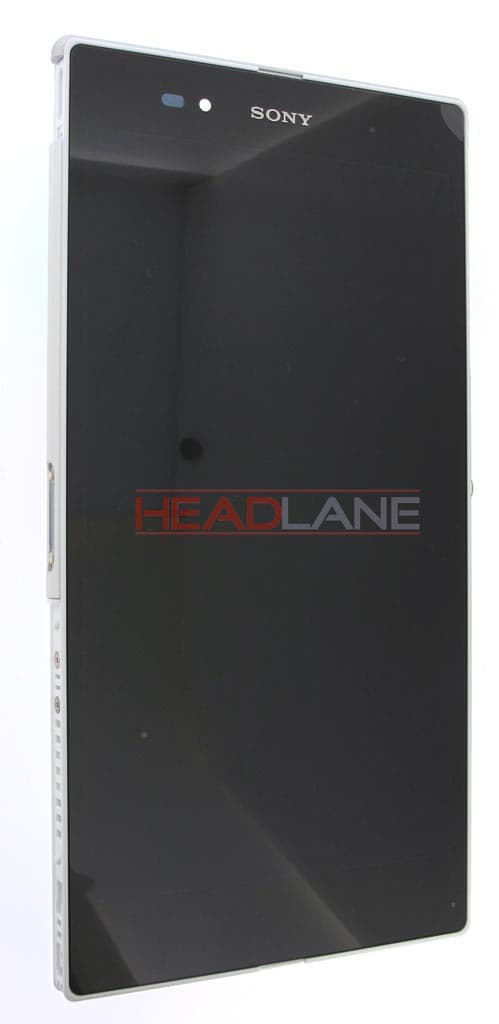 Sony C6802 Xperia Z Ultra LCD Display / Screen + Touch - White - 1275-5110 - Sony Replacement Part