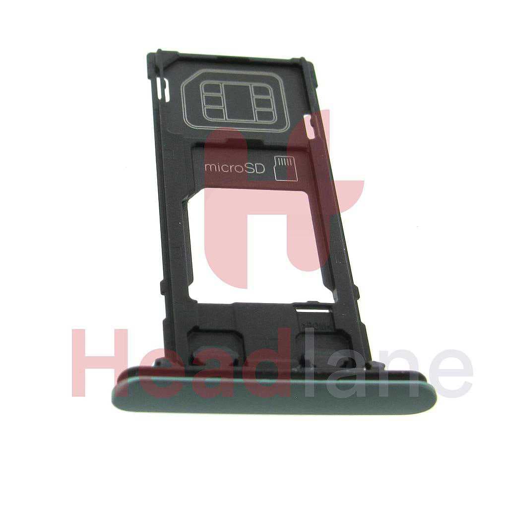 Sony H8324 Xperia XZ2 Compact SINGLE SIM Card Tray - Green - 1313-0962 - Sony Replacement Part