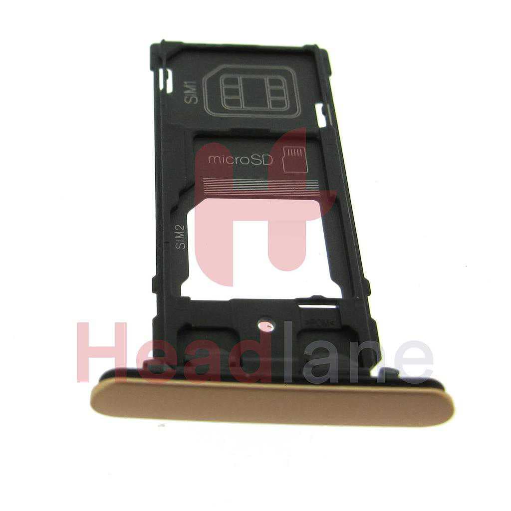 Sony H8324 Xperia XZ2 Compact DUAL SIM Card Tray - Pink - 1313-0976 - Sony Replacement Part