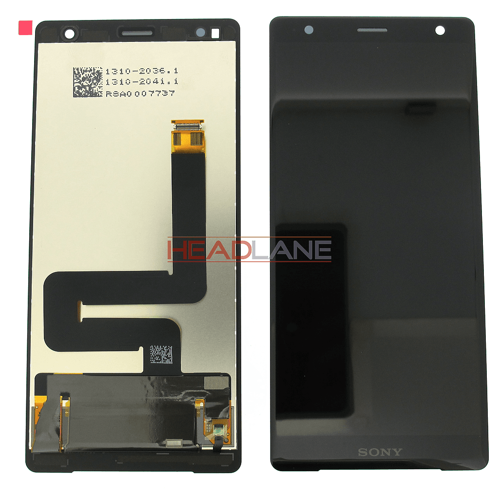 Sony H8216 H8266 Xperia XZ2 LCD Display / Screen + Touch - Black - 1313-1155 - Sony Replacement Part