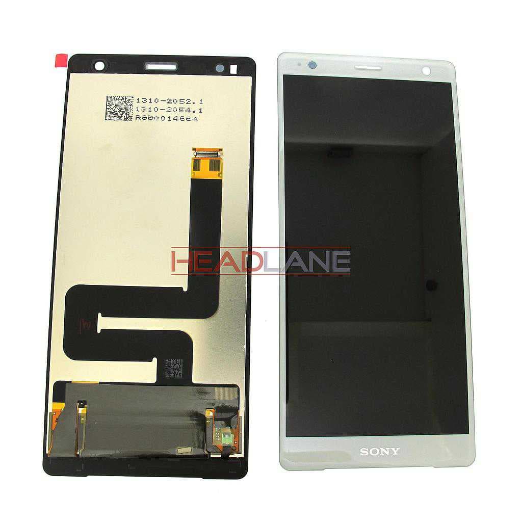 Sony H8216 H8266 Xperia XZ2 LCD Display / Screen + Touch - White Silver - 1313-1179 - Sony Replacement Part