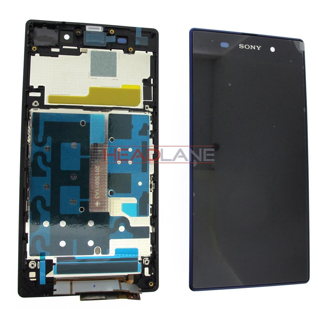 Sony C6902 Xperia Z1 LCD Display / Screen + Touch - Purple - 1276-5216 - Sony Replacement Part