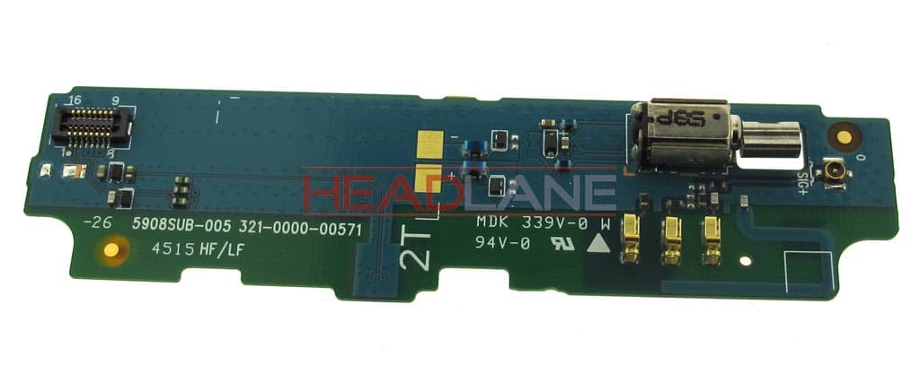 Sony D2203 D2206 Xperia E3 Microphone / Vibra PBA Board - A/8CS-59080-0001 - Sony Replacement Part