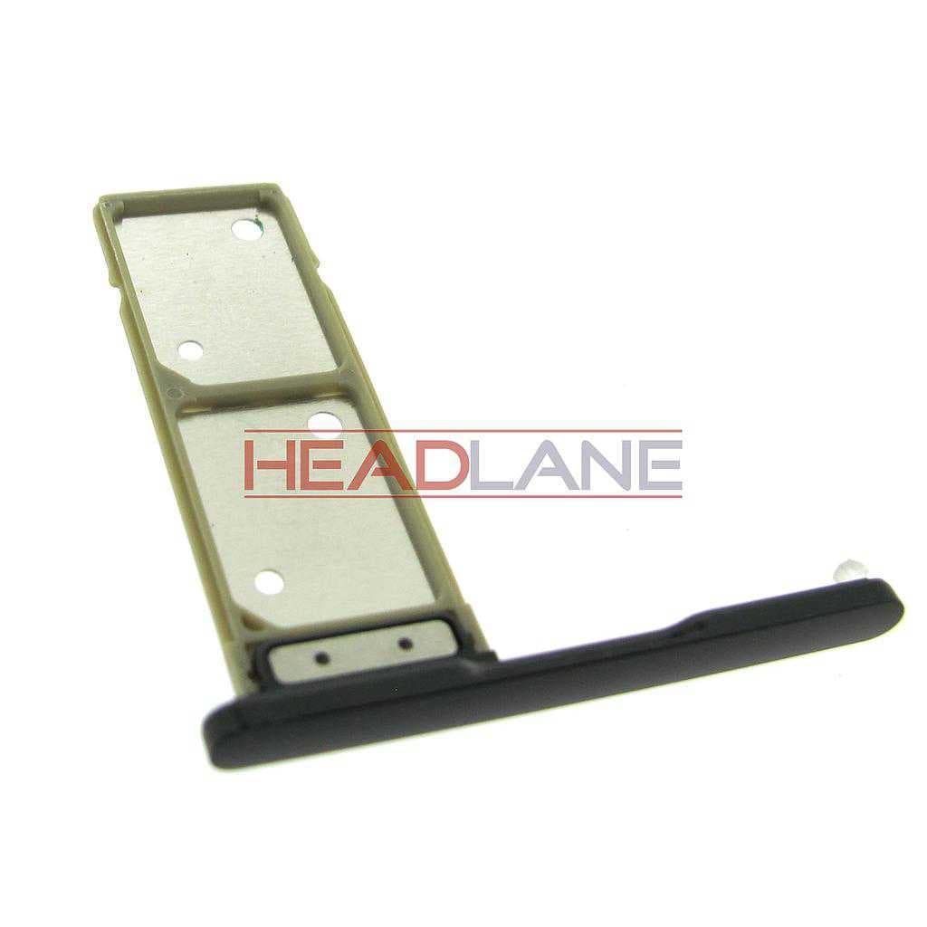 Sony H4213 Xperia XA2 Ultra Dual SIM Card Tray - Black - 306J24Q0800 - Sony Replacement Part