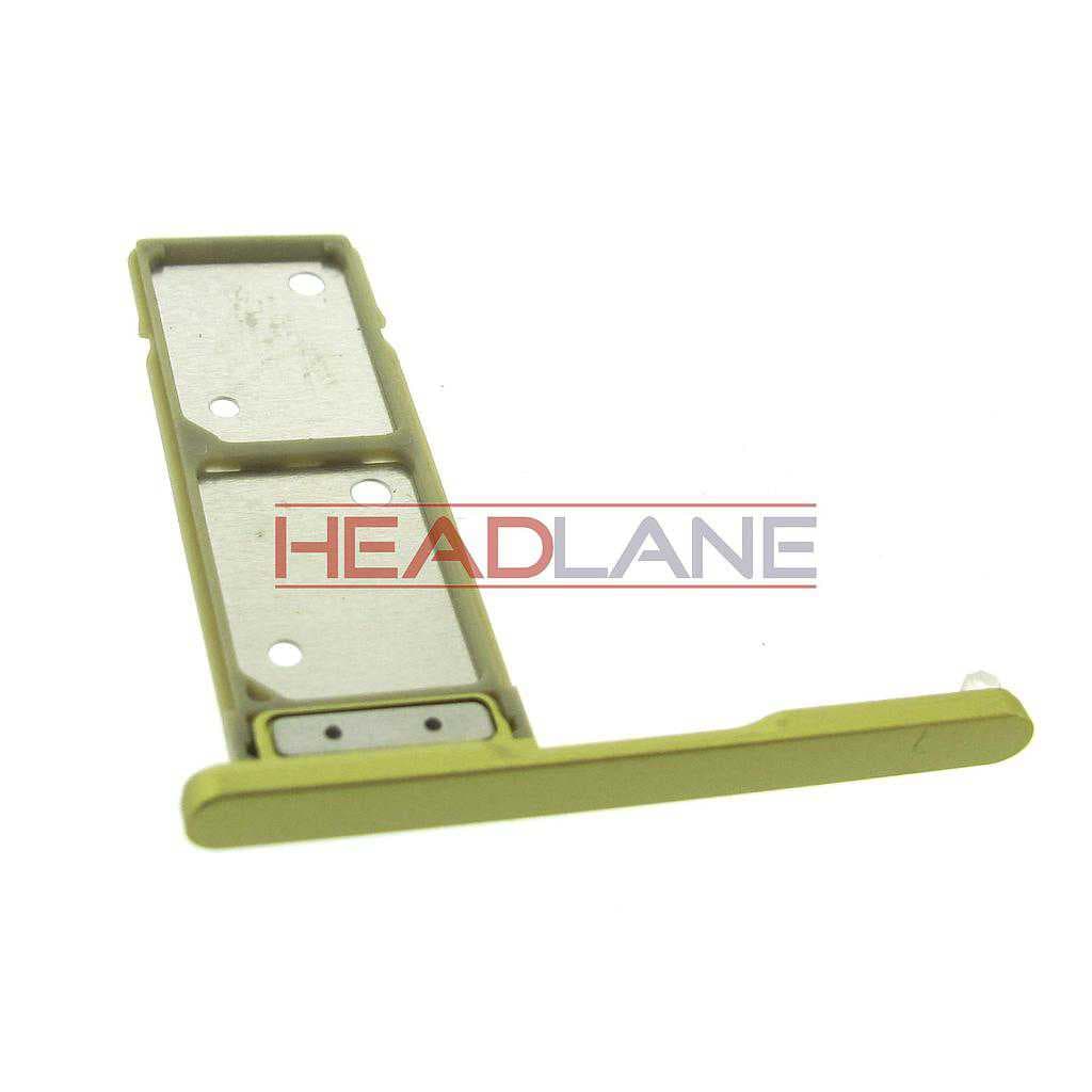 Sony H4213 Xperia XA2 Ultra Dual SIM Card Tray - Gold - 306J24Q0A00 - Sony Replacement Part