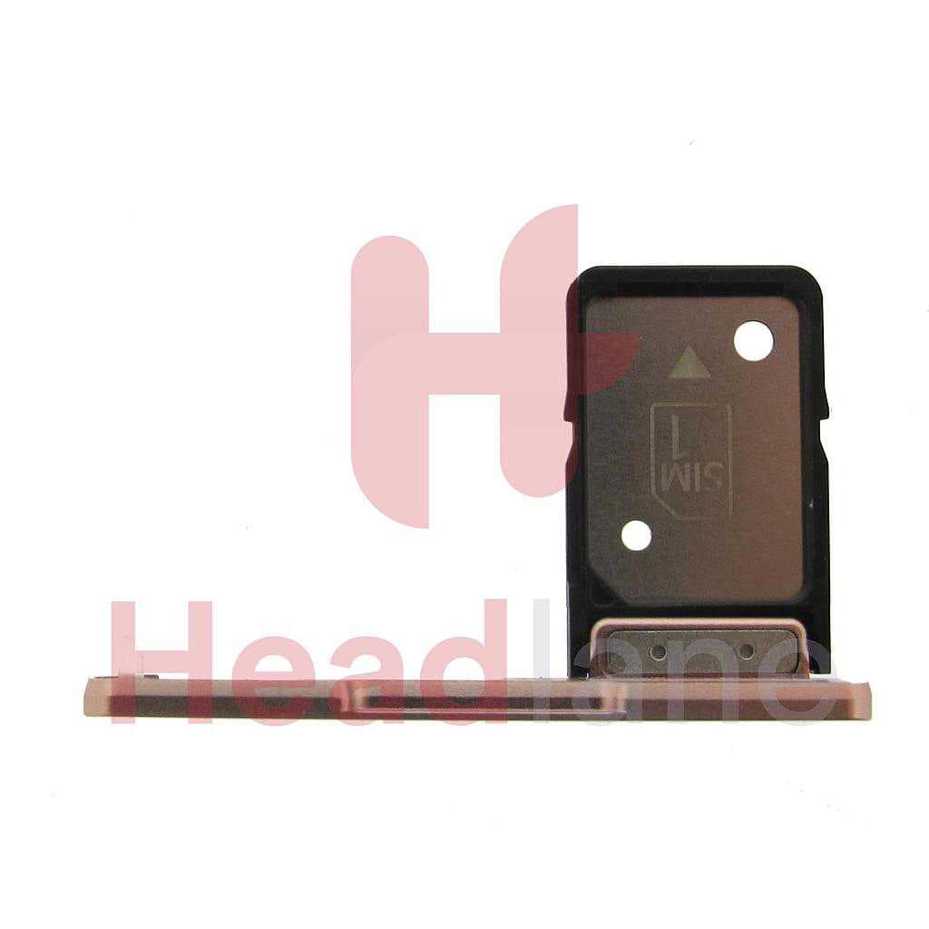 Sony H3113 H4113 Xperia XA2 / XA2 Dual SIM Card Tray Pink - 306J24S0400 - Sony Replacement Part