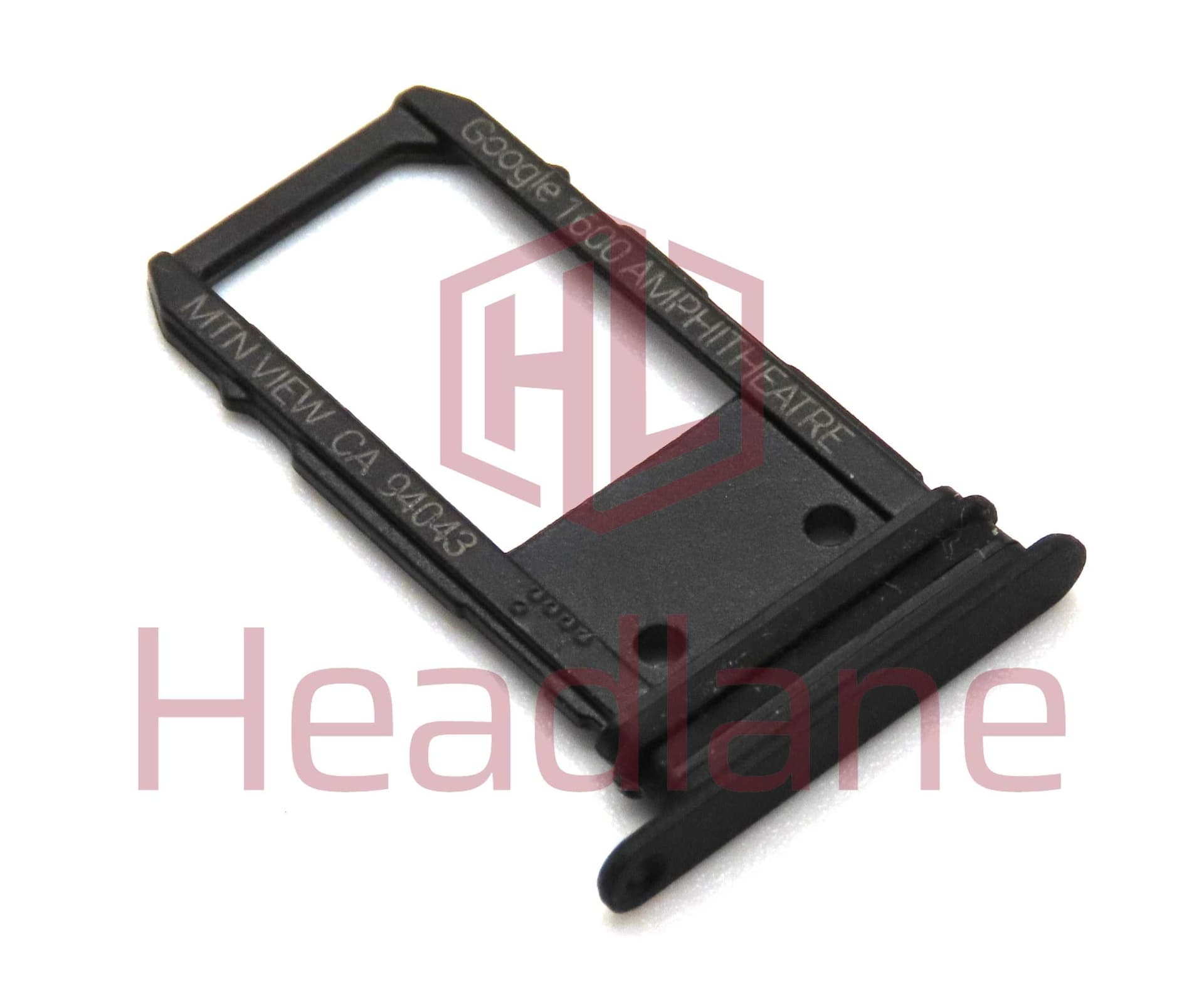 Google Pixel 2 G011A SIM Card Tray - Black - 71H05701-02M - Google Replacement Part