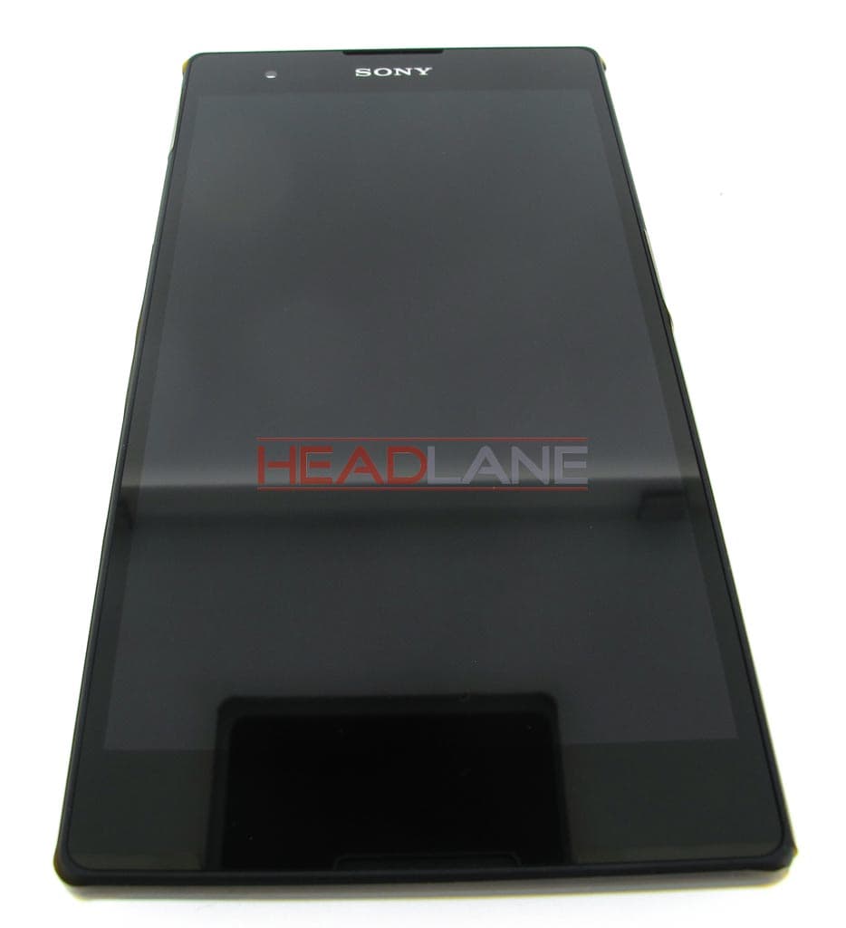 Sony D5322 Xperia T2 Ultra Dual LCD Display / Screen + Touch - Black - 1281-7388 - Sony Replacement Part