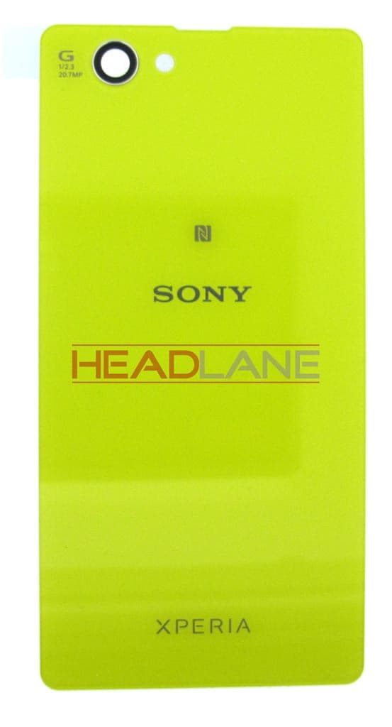 Sony D5503 M51W Xperia Z1 Compact Battery Cover - Lime Green - 1276-8475 - Sony Replacement Part