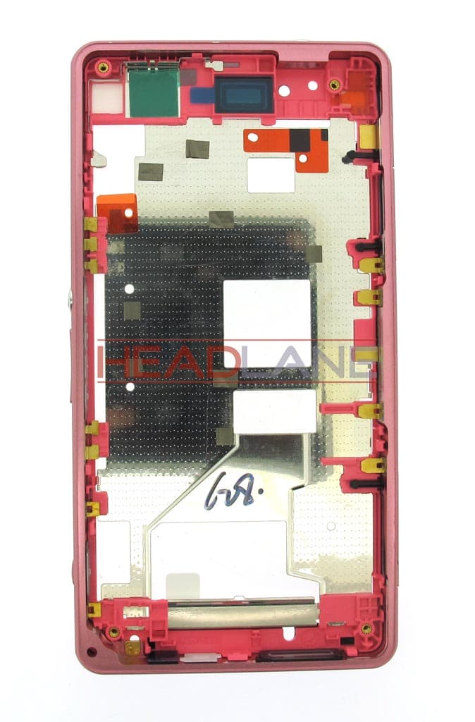 Sony D5503 M51W Xperia Z1 Compact Middle Cover - Pink - 1278-5730 - Sony Replacement Part