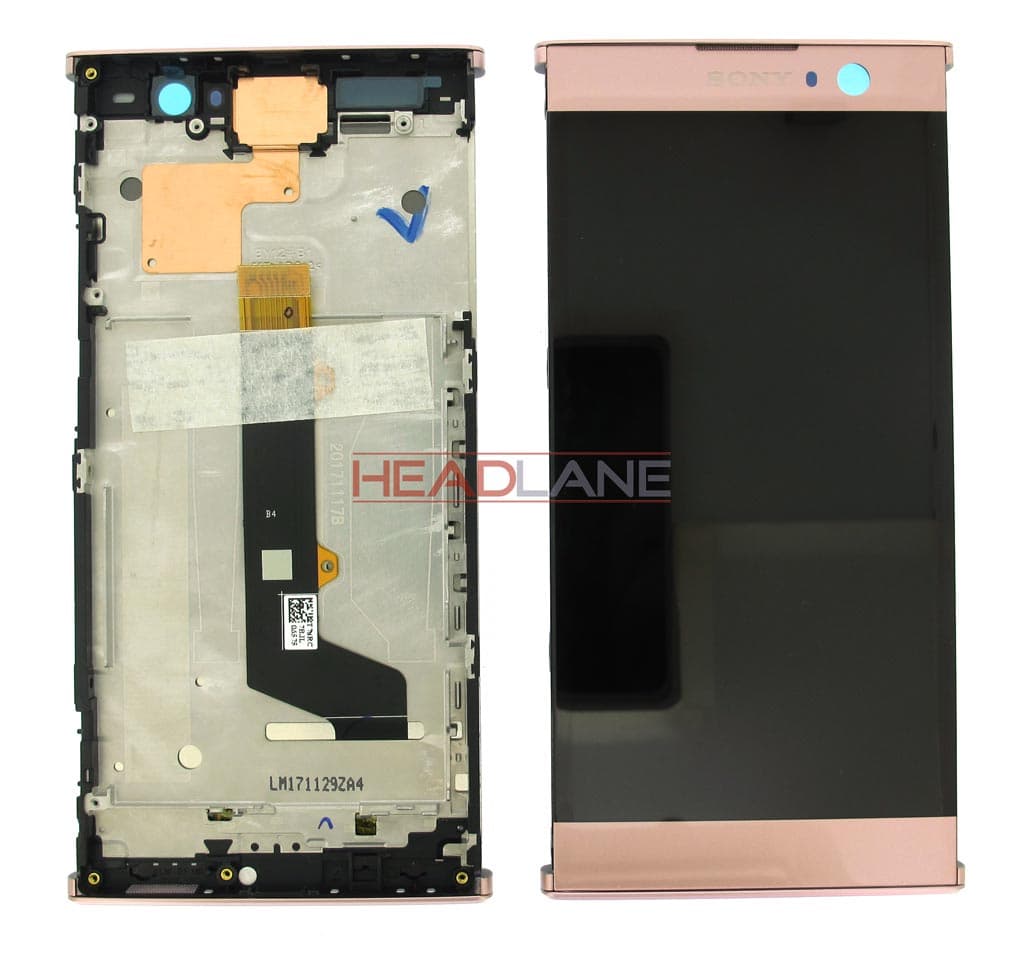 Sony H3113 H4113 Xperia XA2 / XA2 Dual LCD Display / Screen + Touch - Pink - 78PC0600040 - Sony Replacement Part