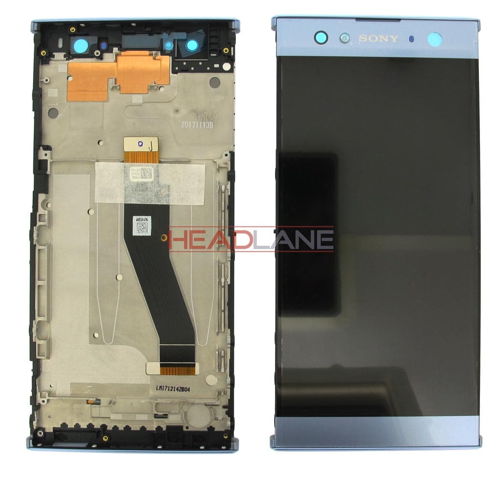 Sony H4213 Xperia XA2 Ultra Dual LCD Display / Screen + Touch - Blue - 78PC2300030 - Sony Replacement Part