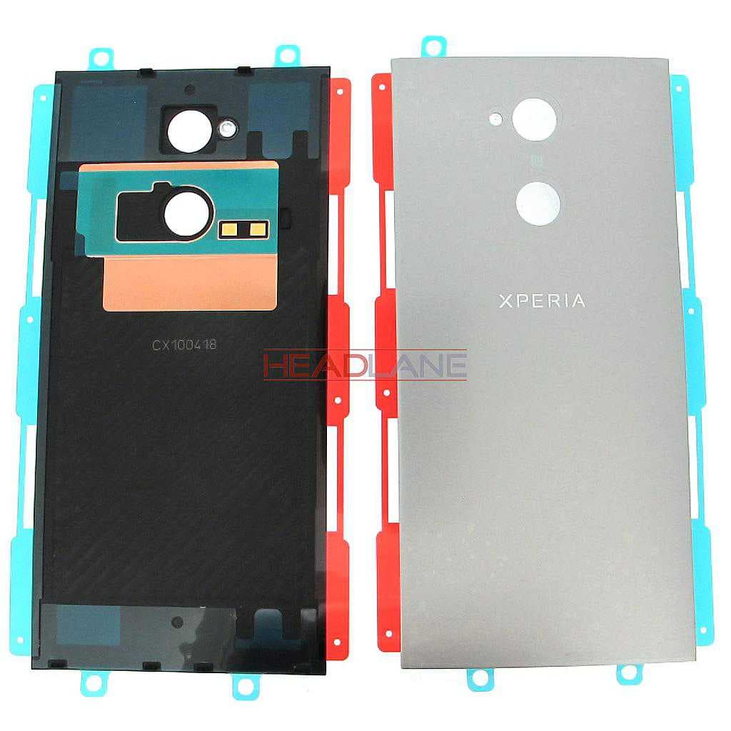 Sony H4213 Xperia XA2 Ultra Dual Battery Cover - Silver - 78PC2500010 - Sony Replacement Part
