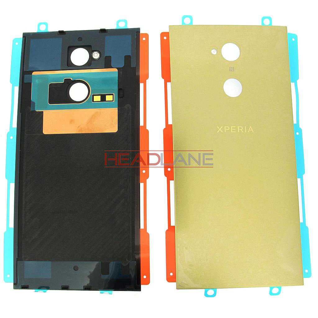 Sony H4213 Xperia XA2 Ultra Dual Battery Cover - Gold - 78PC2500040 - Sony Replacement Part