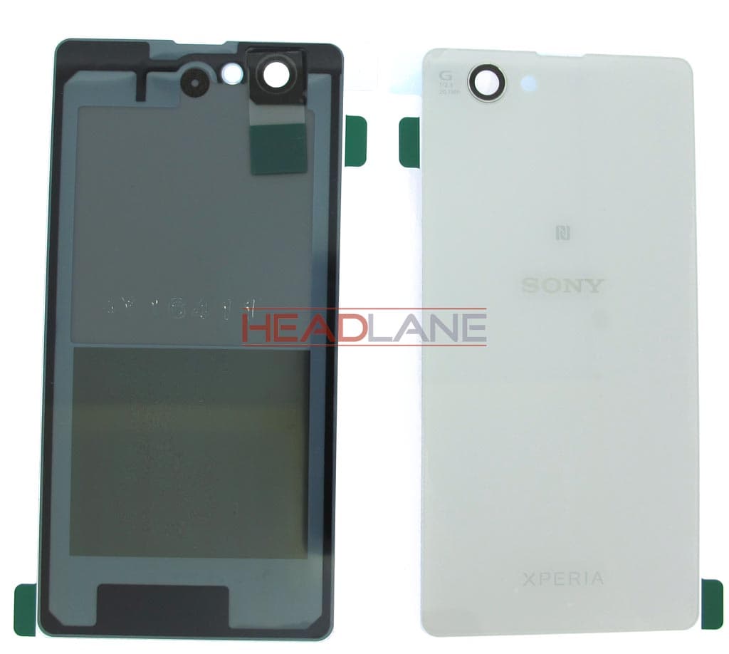 Sony D5503 Xperia Z1 Compact Battery Cover - White - 1276-8465 - Sony Replacement Part