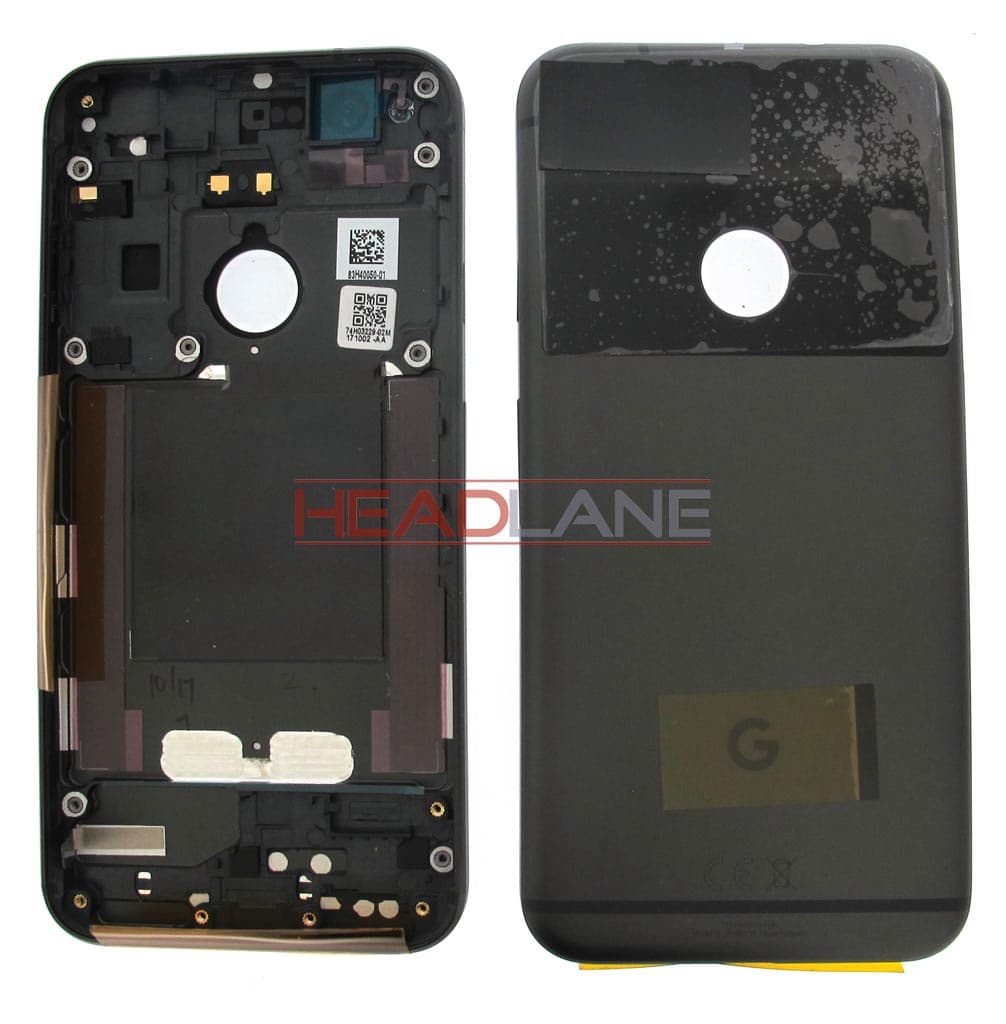 Google Pixel G-2PW4200 Battery / Back Cover - Black - 83H40050-01 - Google Replacement Part