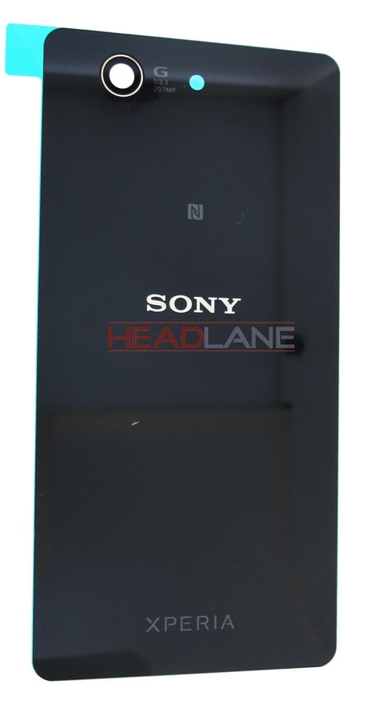 Sony D5803 Xperia Z3 Compact Battery Cover - Black - 1285-1181 - Sony Replacement Part