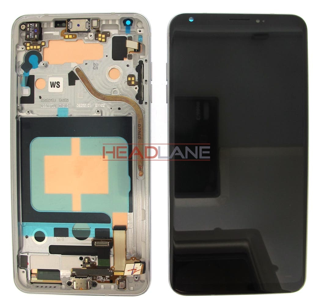 LG H930 V30 LCD Display / Screen + Touch - Silver - ACQ89663132 - LG Replacement Part