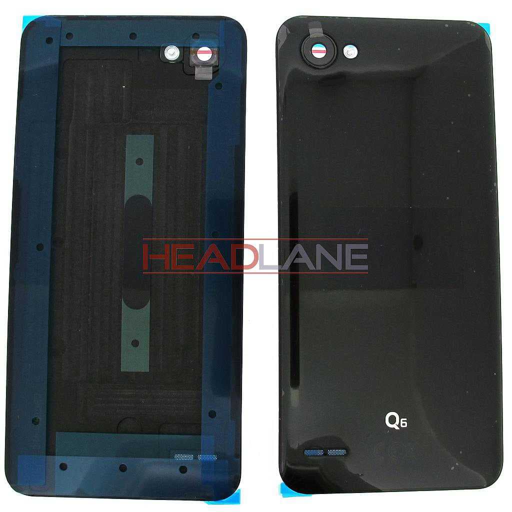 LG M700N Q6 Battery Cover - Black - ACQ89691201 - LG Replacement Part