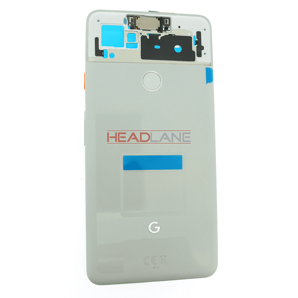 Google Pixel 2 XL Back / Battery Cover - Black and White - ACQ90039901 - Google Replacement Part