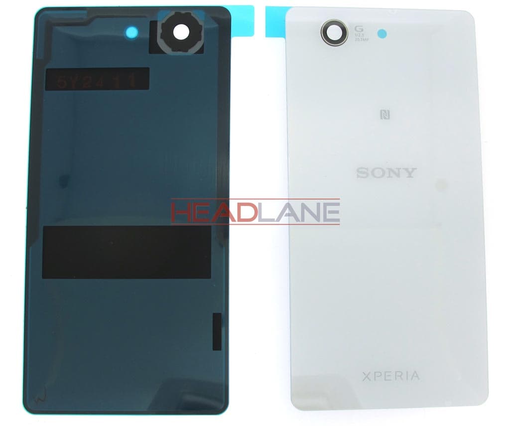 Sony D5803 Xperia Z3 Compact Battery Cover - White - 1285-1192 - Sony Replacement Part