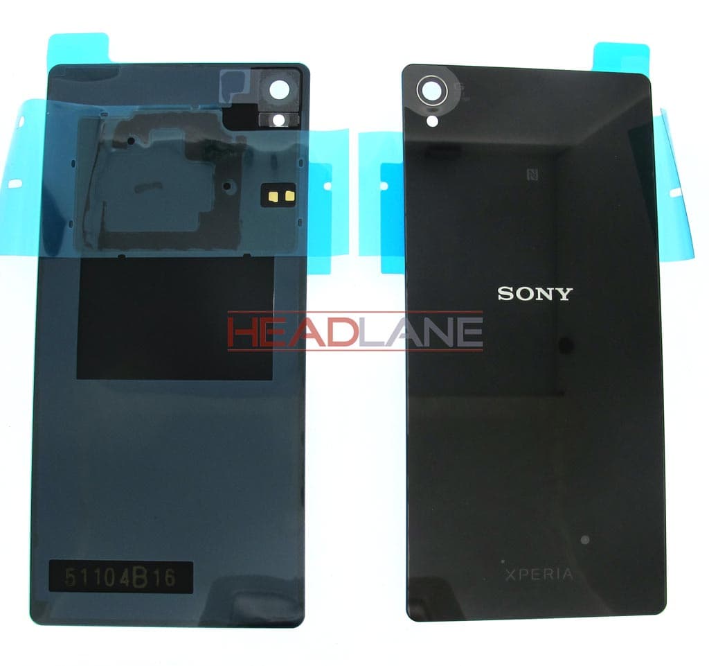 Sony D6603 Xperia Z3 Battery Cover - Black - 1288-7838 - Sony Replacement Part
