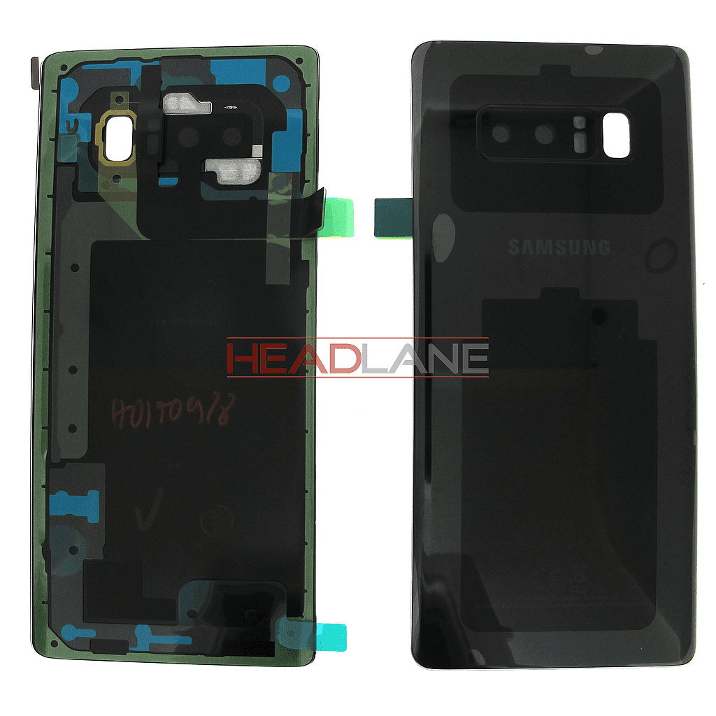 Samsung SM-N950 Galaxy Note 8 Battery Cover - Black - GH82-14979A - Samsung Replacement Part