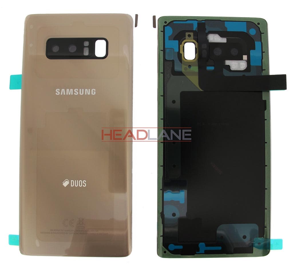 Samsung SM-N950 Galaxy Note 8 DUOS Battery Cover - Gold - GH82-14985D - Samsung Replacement Part