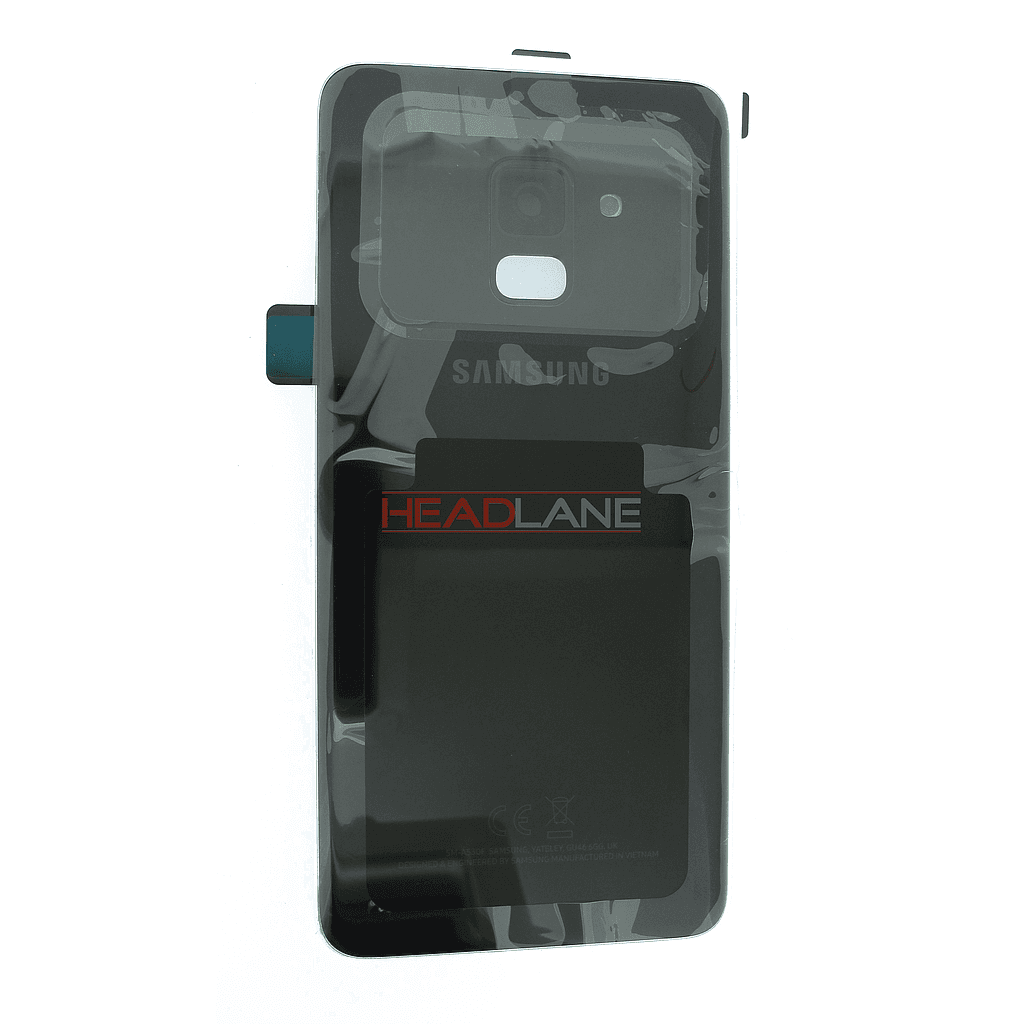 Samsung SM-A530 Galaxy A8 (2018) Battery Cover - Black - GH82-15551A - Samsung Replacement Part