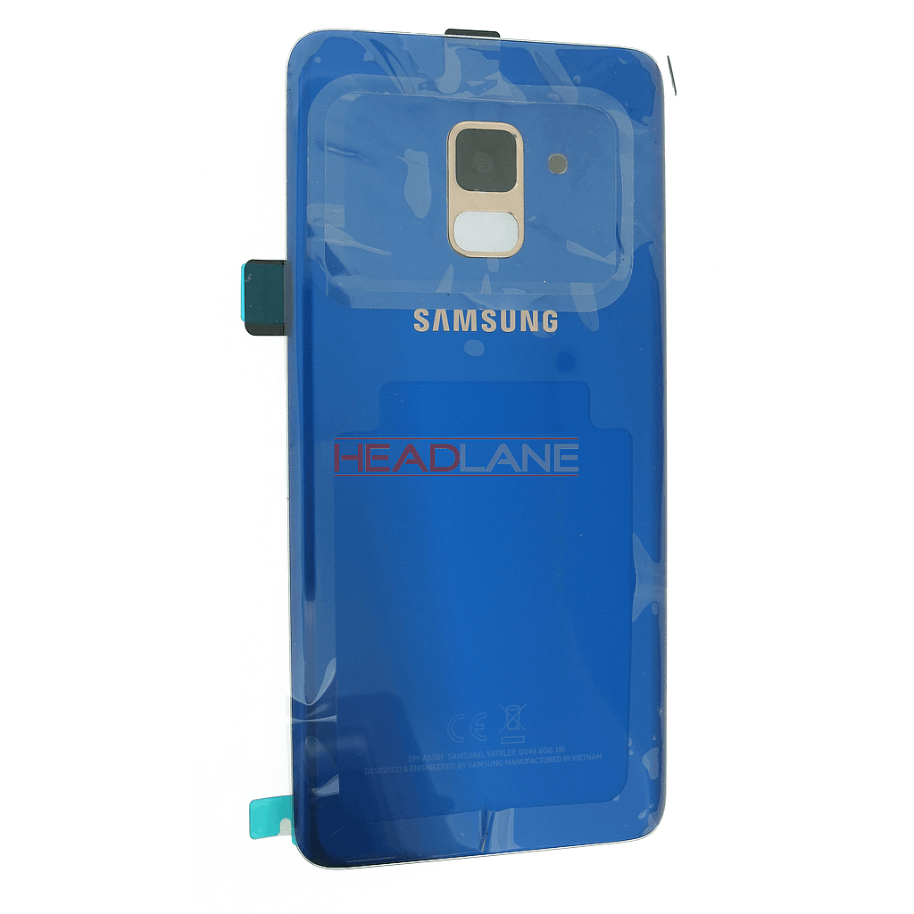 Samsung SM-A530 Galaxy A8 (2018) Battery Cover - Blue - GH82-15551D - Samsung Replacement Part
