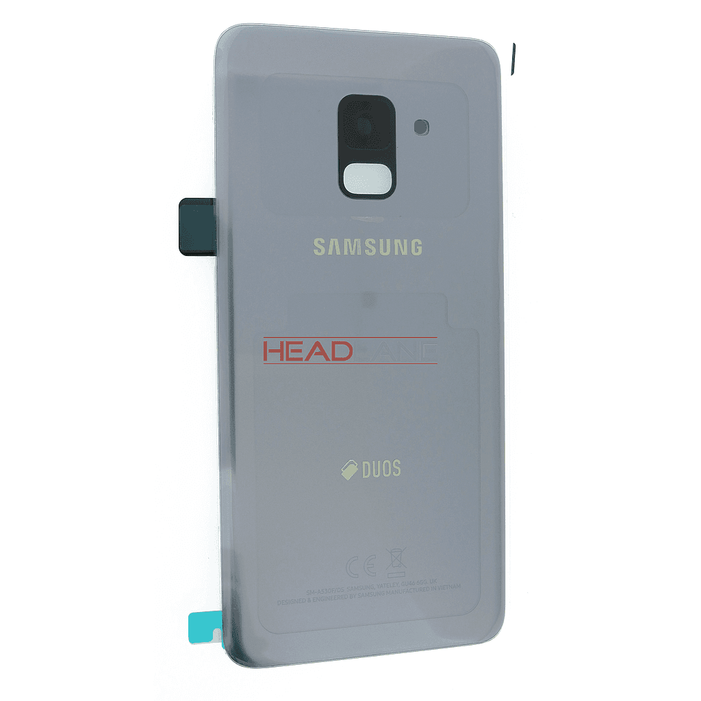 Samsung SM-A530 Galaxy A8 (2018) DUOS Battery Cover - Grey - GH82-15557B - Samsung Replacement Part