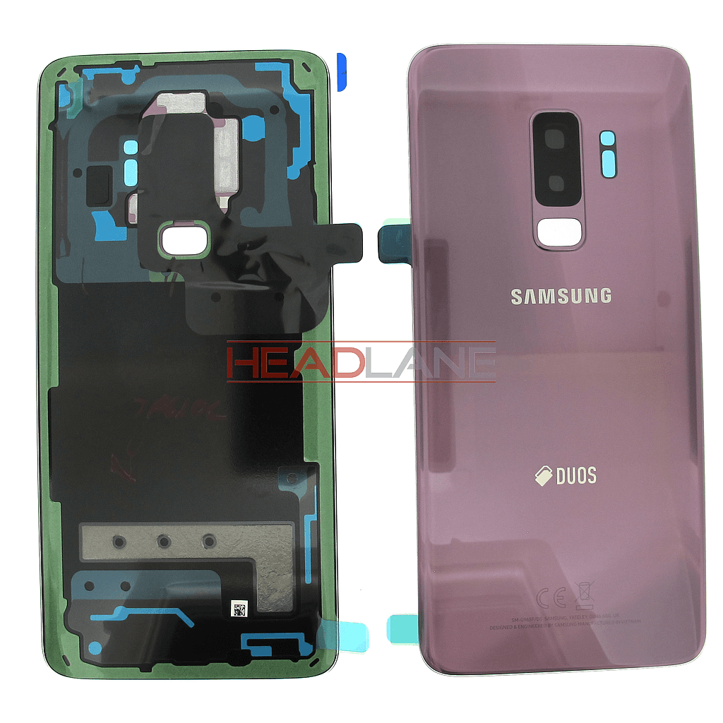 Samsung SM-G965F Galaxy S9+ Hybrid SIM Battery Cover- Purple - GH82-15660B - Samsung Replacement Part