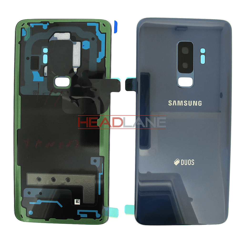 Samsung SM-G965F Galaxy S9+ Hybrid SIM Battery Cover - Blue - GH82-15660D - Samsung Replacement Part