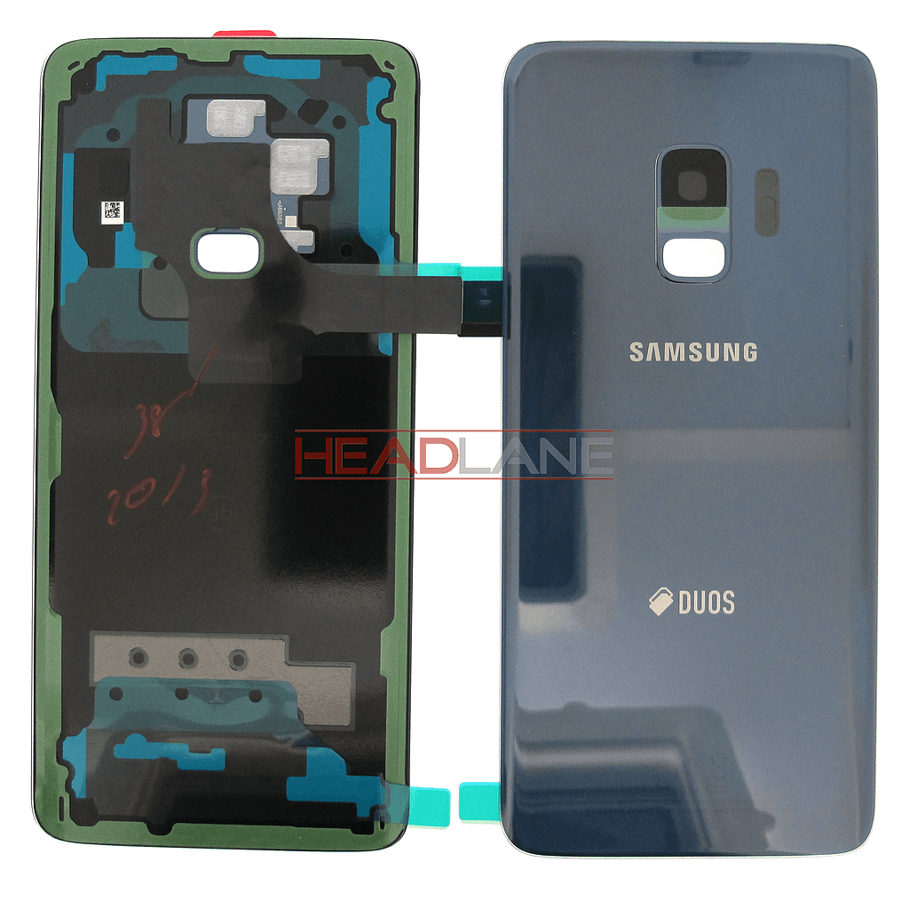Samsung SM-G960F Galaxy S9 Hybrid SIM Battery Cover - Blue - GH82-15875D - Samsung Replacement Part