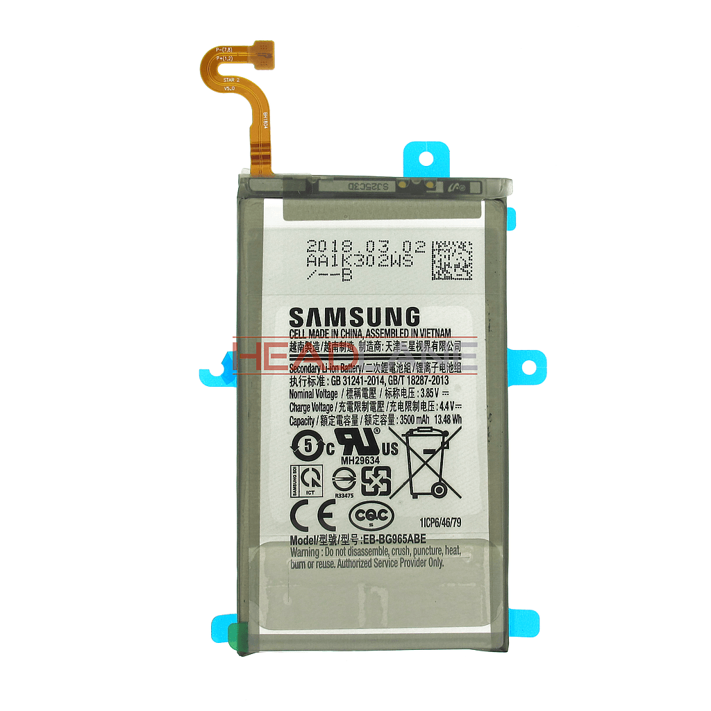 Samsung SM-G965 Galaxy S9+ Internal Battery EB-BG965ABE - GH82-15960A - Samsung Replacement Part